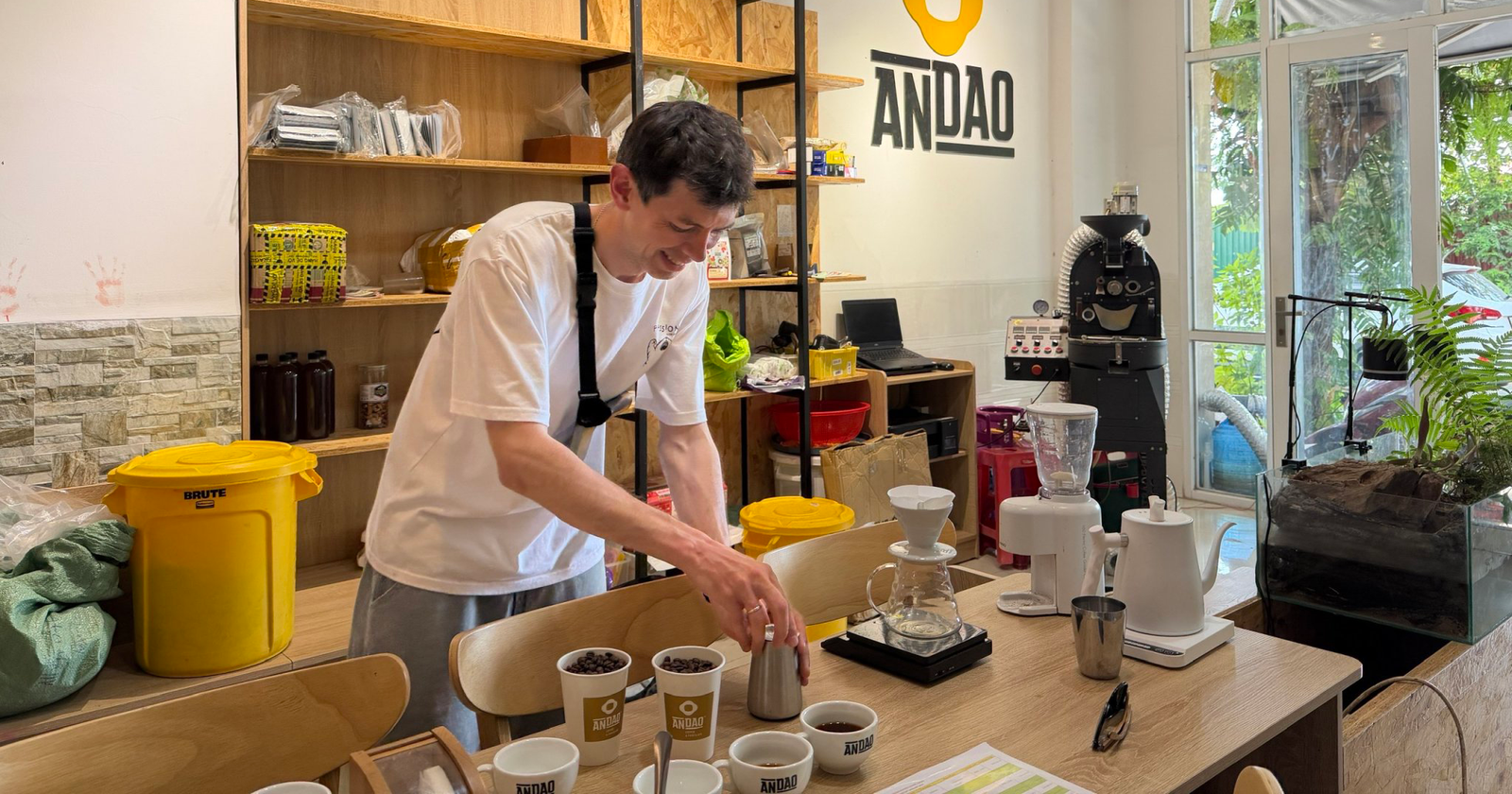 ANDAO Coffee roastery in Nha Trang